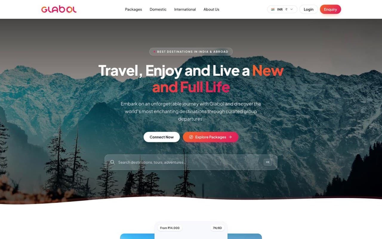 glabol.com, built by Techsaar